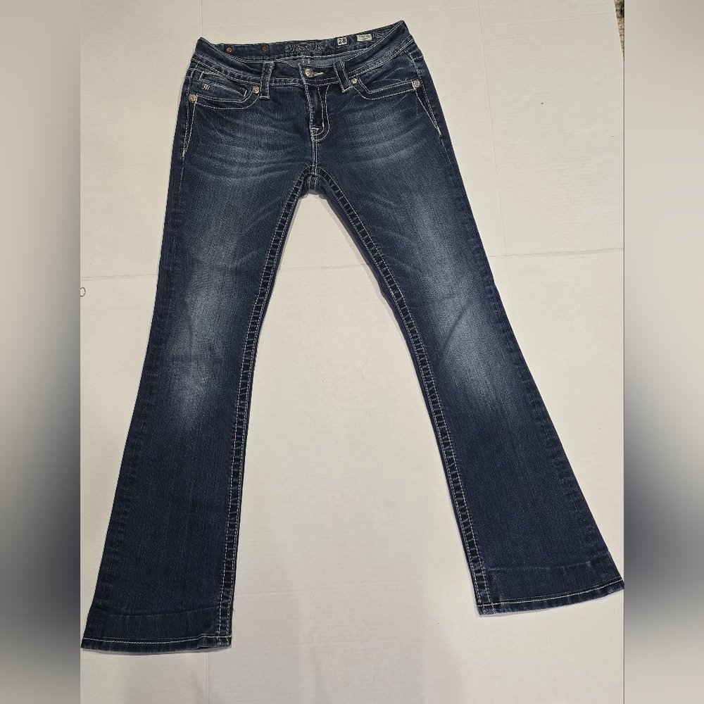 Miss Me Dark Blue Flare Jeans